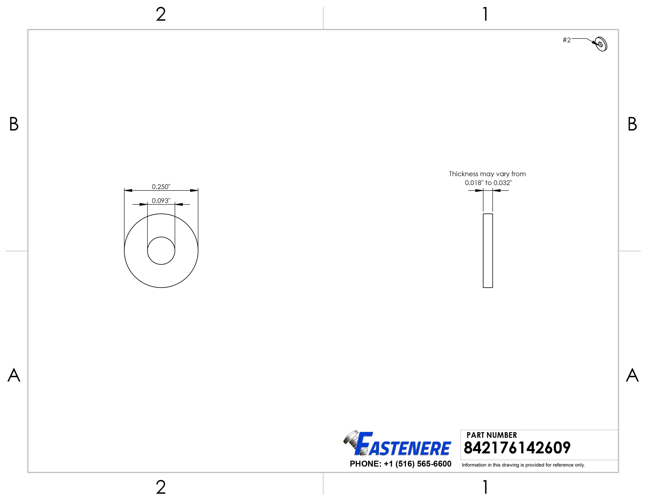 Prime-Line 1/4 inx 5/8 inO.DSAE Grade 18-8 Stainless Steel Flat  Washers (50-Pack)-9079873 - The Home Depot