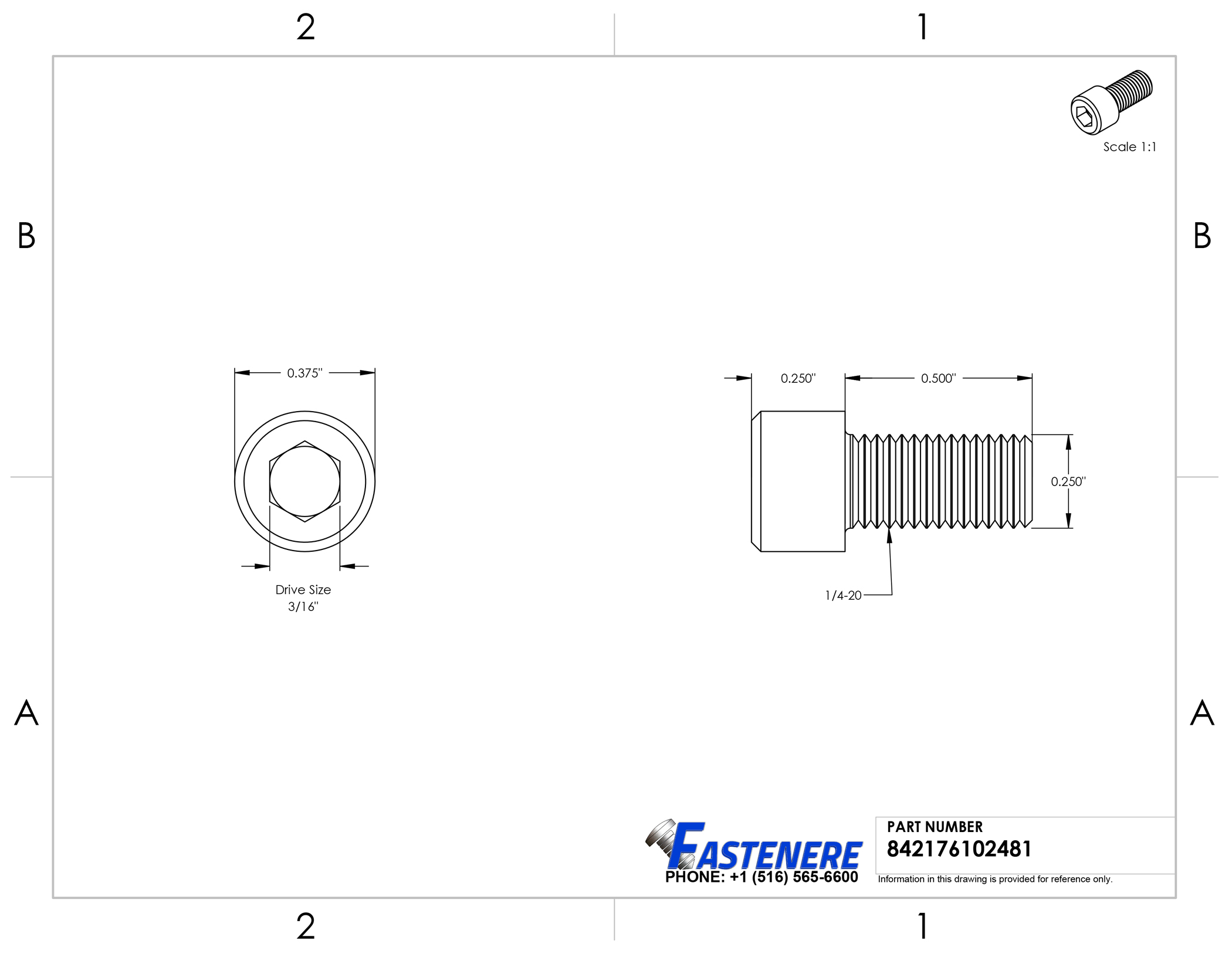 Zinc Plating Thread Size: 1//4 Inch Length: 1 Inch 1//4-20 x 1 Hex Head Cap Screws - Coarse Thread UNC Steel Grade 2 Quantity: 100 pcs Fully Threaded