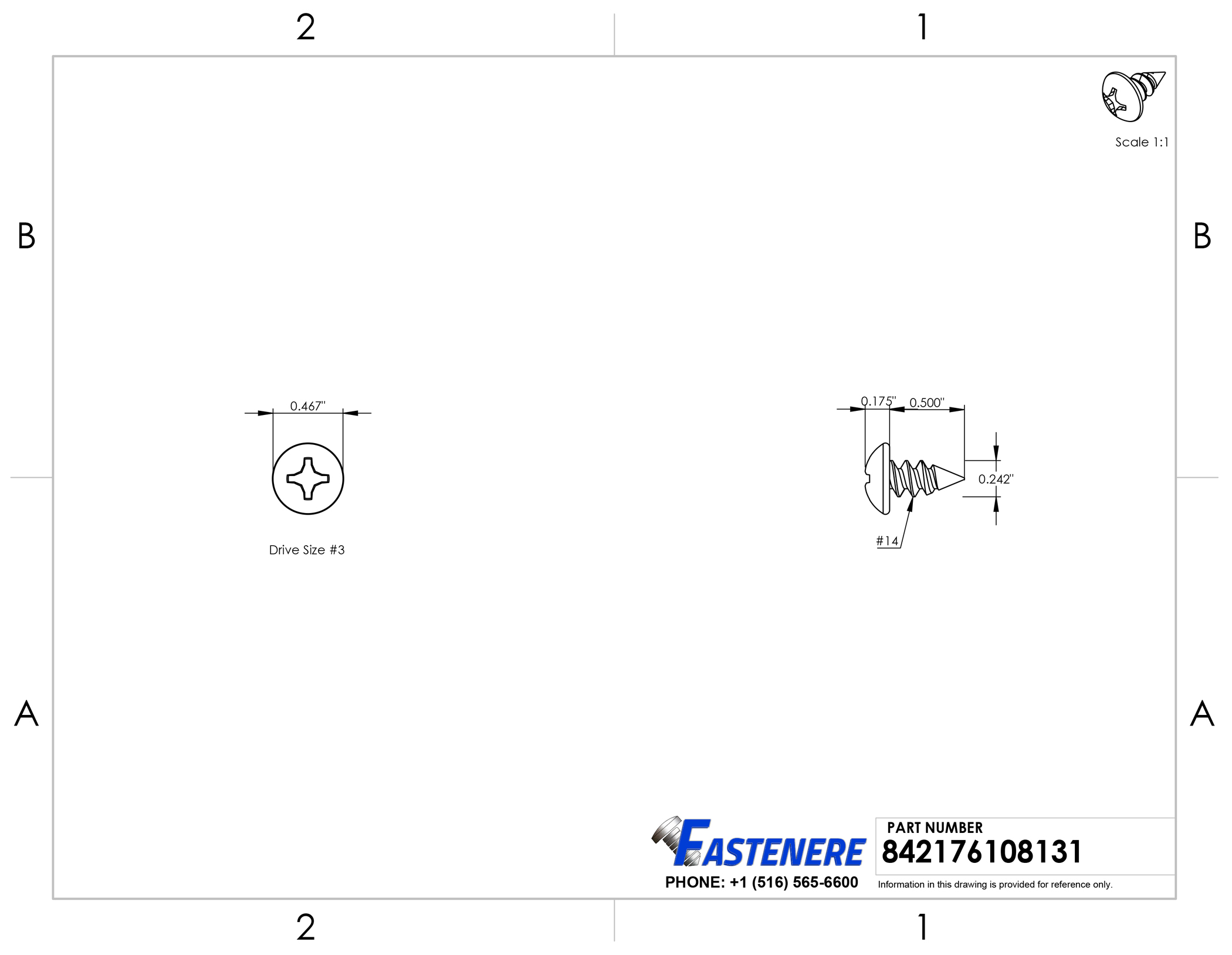 50-Pack #14 X 1-1/2" Phillips Flat Head Sheet Metal Screws - Stainless Steel 18-8 4 thumbnail image