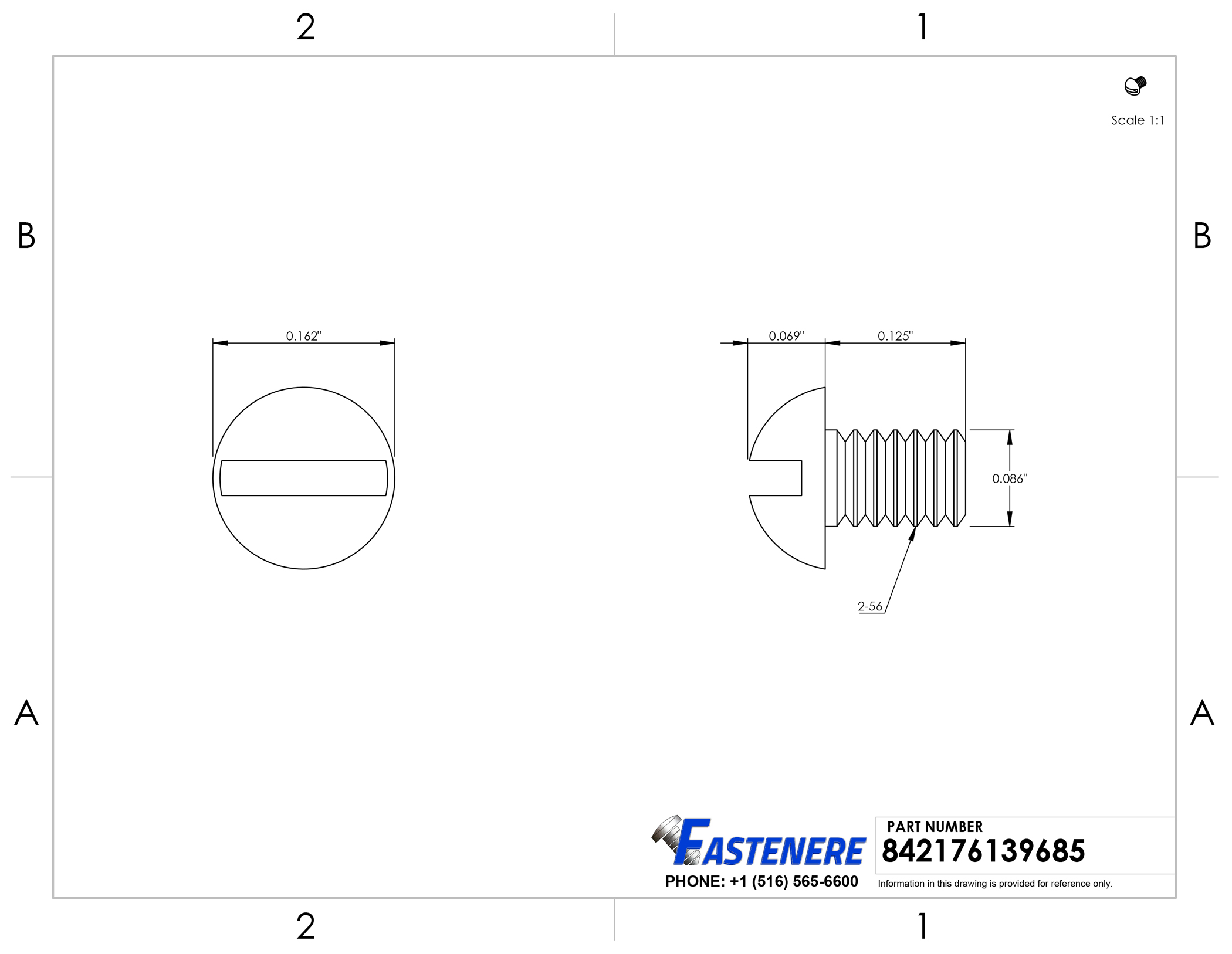 Fastenere.com: 2-56 Slotted Round Head Machine Screws Stainless