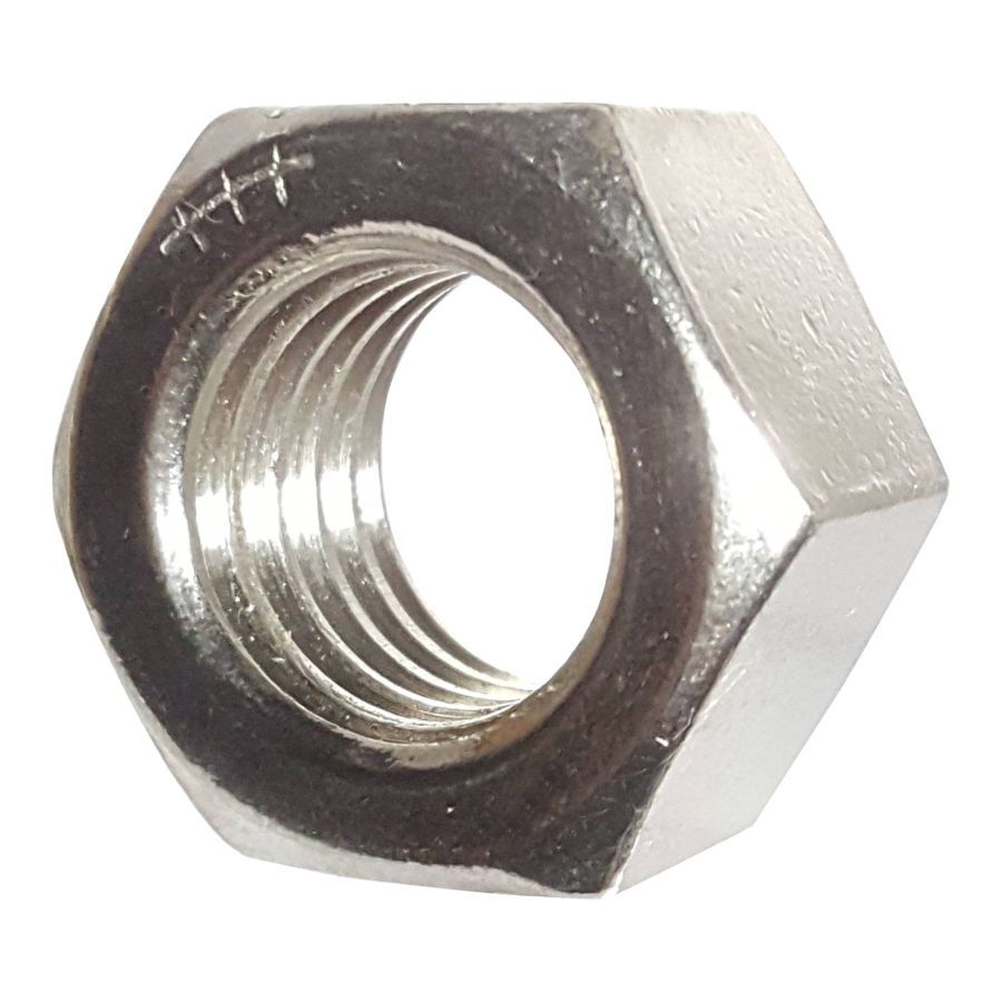 Qty of 25 Stainless Steel 7/16"-14 Hex Nuts 