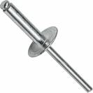 Image of item: 1/8" Large Flange Head Pop Rivets Aluminum