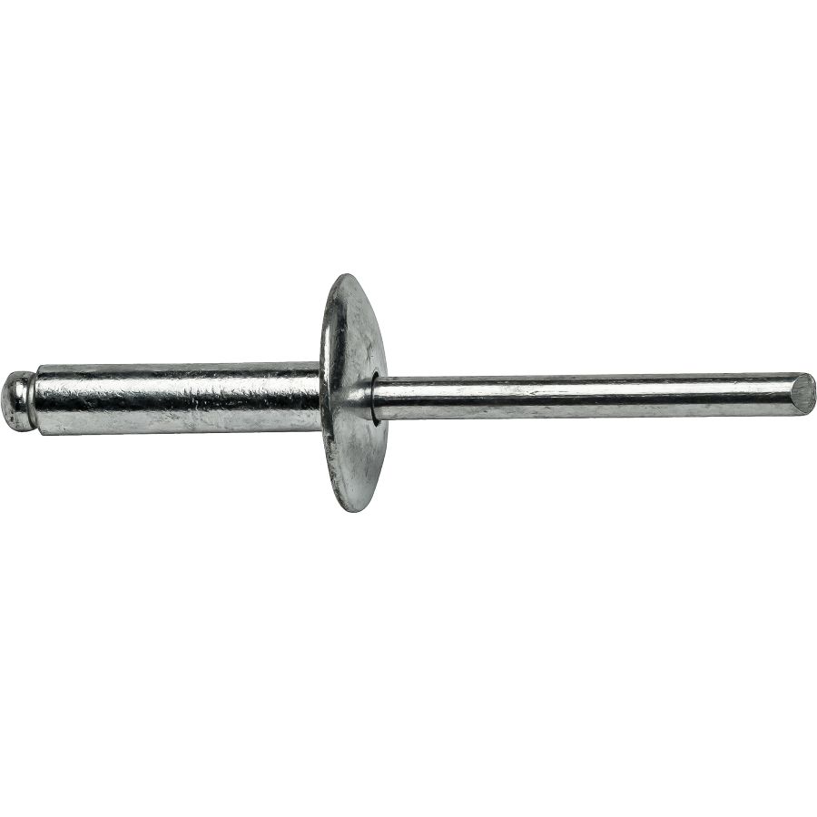Black Aluminium Pop Rivets Large Flange 