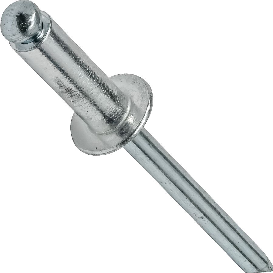 3/16" Dome Head Pop Rivets Aluminum Body Steel