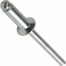 Image of item: 1/8" Flat Countersunk Head Pop Rivets Aluminum