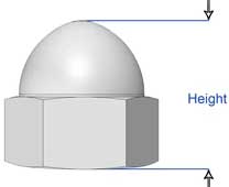 acorn cap nuts