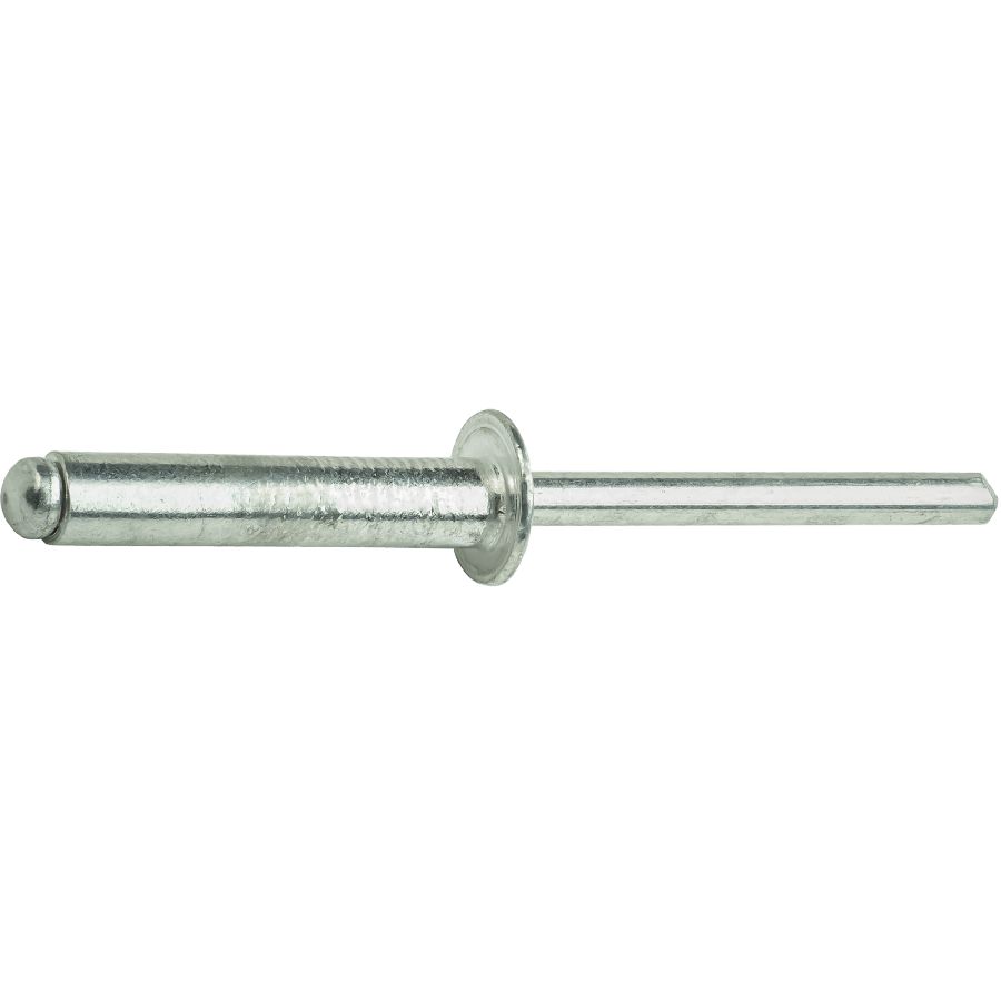 Large Flange Pop Rivets 3/16 x 3/4 All Aluminum Dome Head Blind 6-12 Gap .626 .750 Quantity 50 by Fastenere