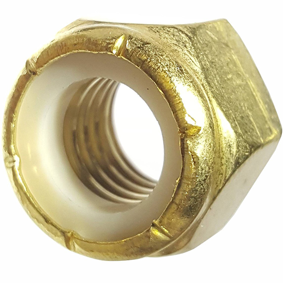 1/2"-13 Finish Nylon Hex Nuts ~ Package Qty = 50 Pcs ~ Made in USA 