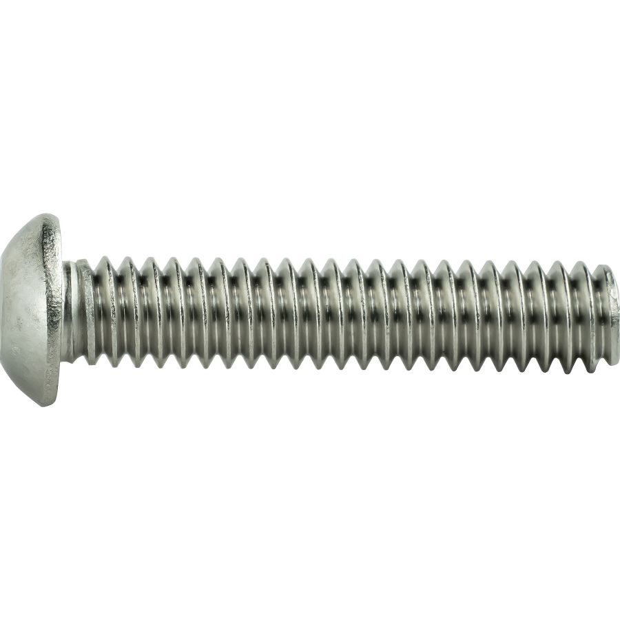#2-56 x 3/4" QTY 100 Stainless Steel Button Socket Head Screw 