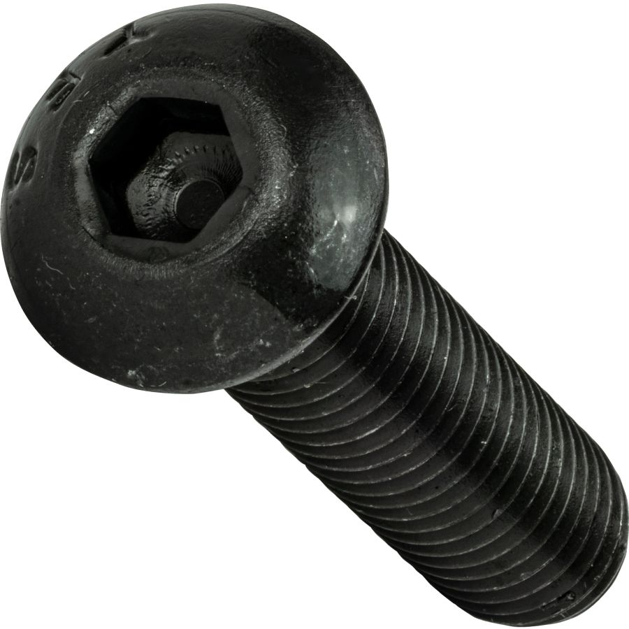 8-32 x 3/16" Button Head Socket Cap Screws Black Oxide Alloy Steel Qty 100 