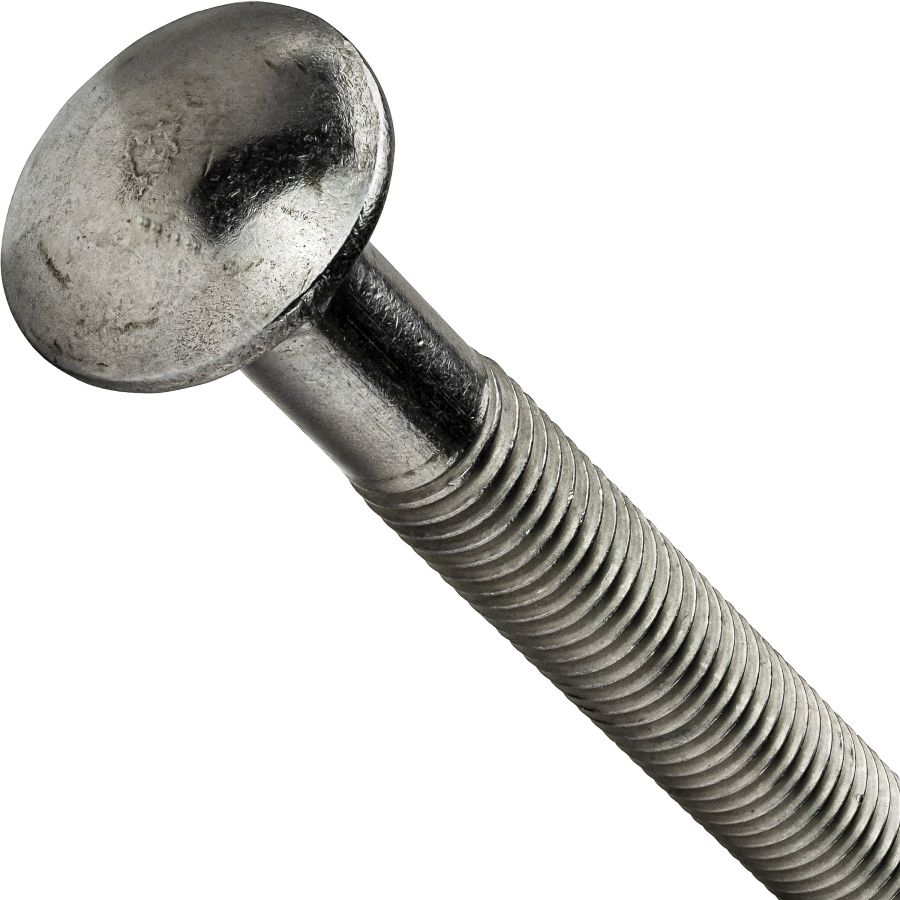10 1/2-13 x 8" Stainless Steel Carriage Bolts,