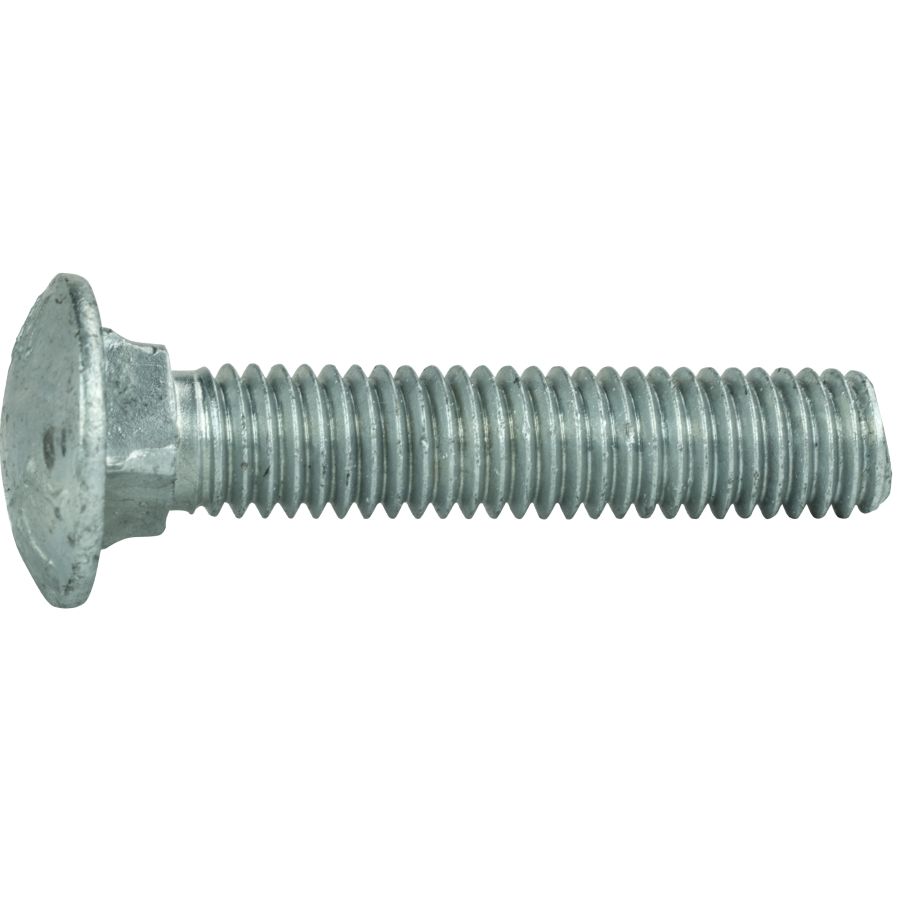 1/4-20 x 2" Carriage Bolts and Nuts Hot Dip Galvanized Quantity 50