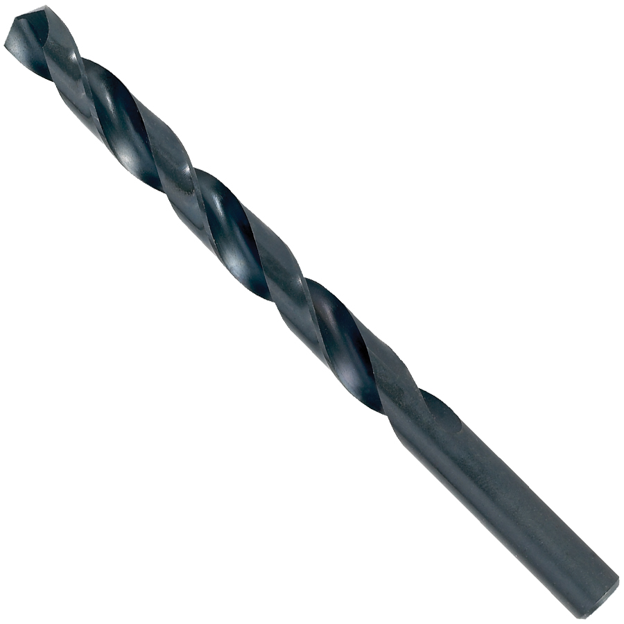 Black Oxide Westward Jobber Drill Bit Size 13/32 High Speed Steel 4UL64 Pack of 5 