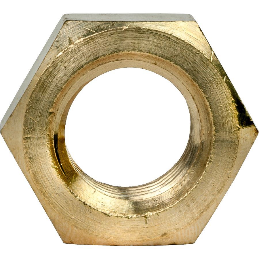 Qty 25 Brass Hex Nut UNC 5/16-18 