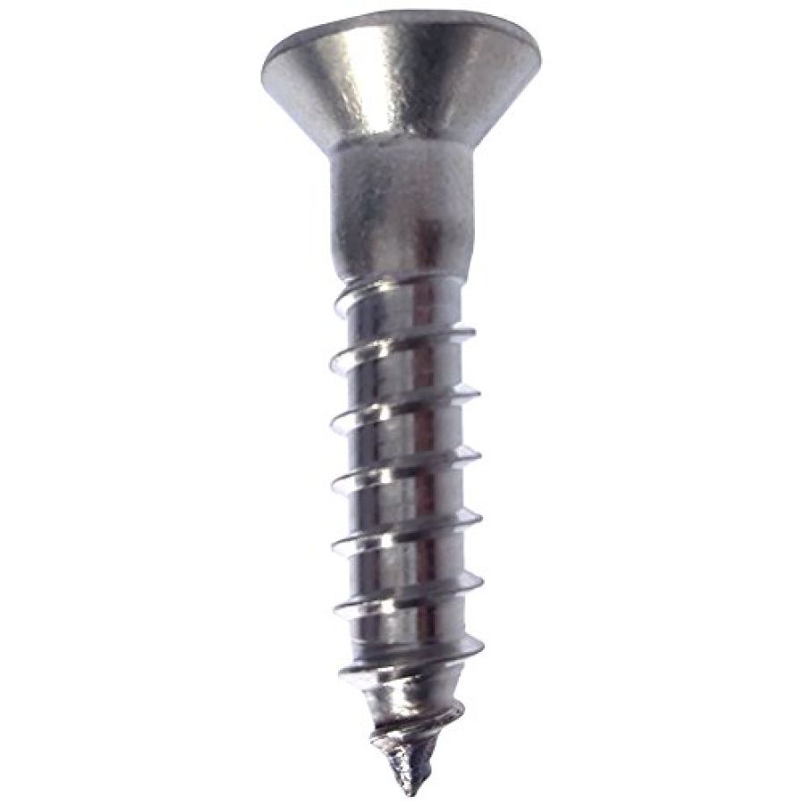 Viti Lamiera Testa Piana Phillips #12 X 2" In Acciaio Inox, Confezione Da 50