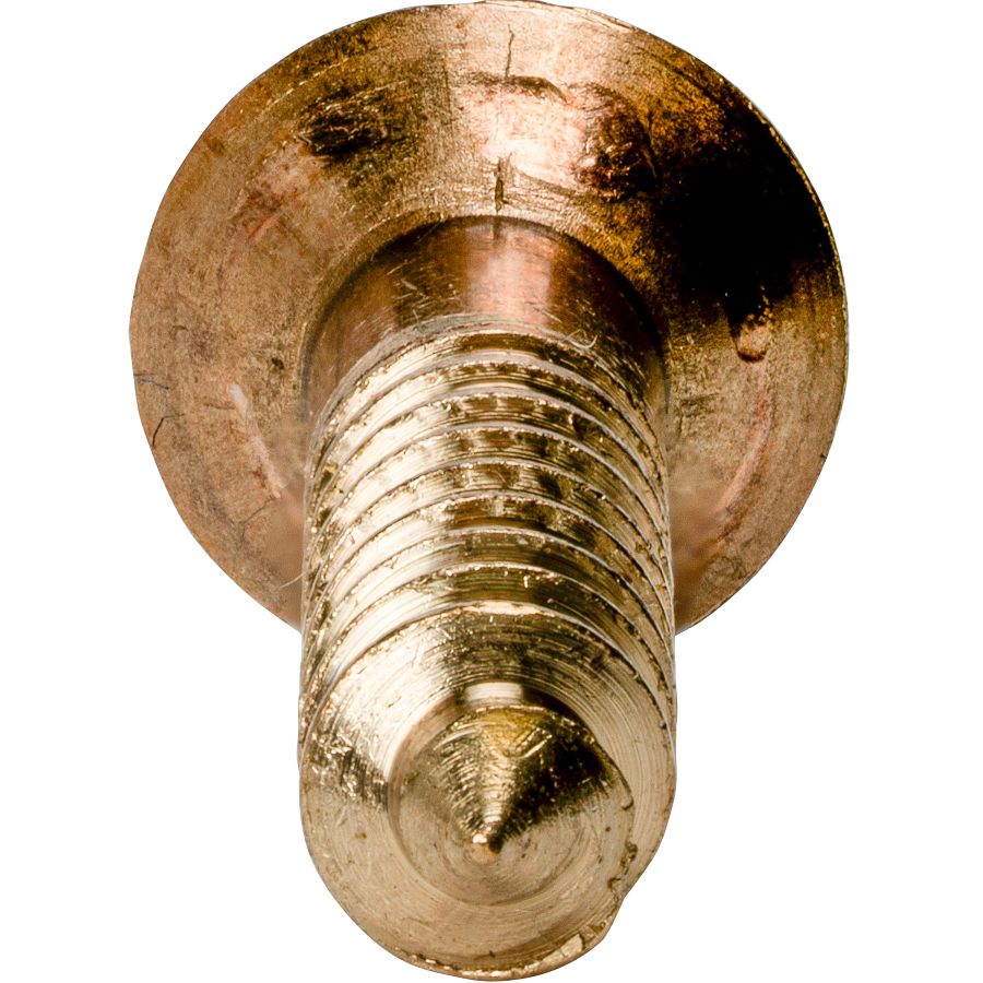 8 X 3" Viti Per Legno Bronzo Al Silicio, Testa Piatta, Square - Foto 2