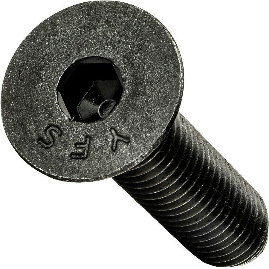 #10-24 x 7/16" Alloy Steel Black Oxide FLAT HEAD Socket Cap Screws Qty 10 