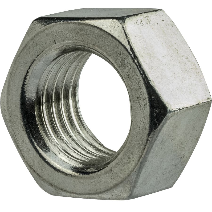 Stainless Steel Hex Jam Thin Nut Metric 12M x 1.75 Qty 100 