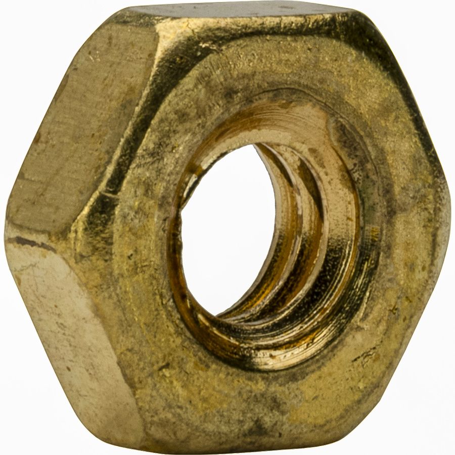 10/32  NC Hex Nut Brass 500 count 