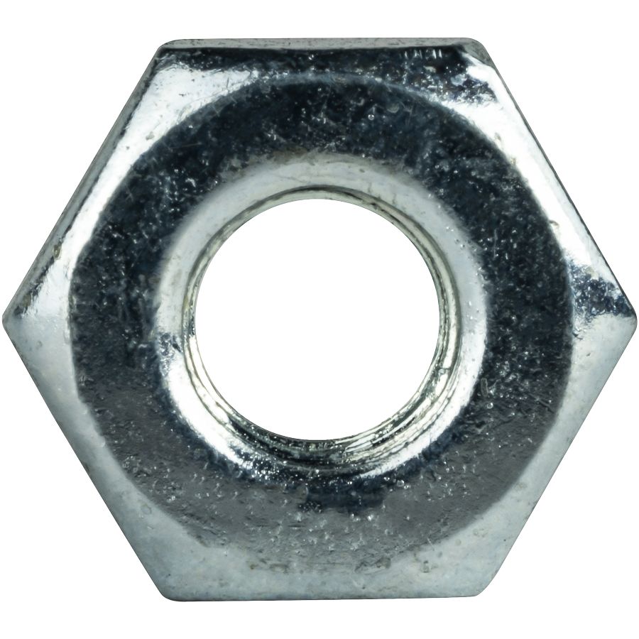 #6-40 Hex Machine Screw Nuts Grade 2 Electro Zinc Plated Steel Qty 100 