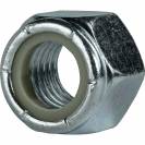 Image of item: Standard Nylon Insert Hex Lock Nuts Grade 2 Zinc Plated
