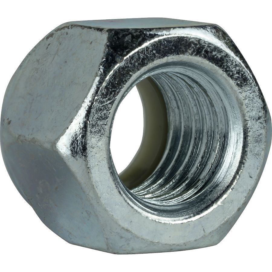 Qty of 2 1-1/2-12 Lock Nut with Nylon 