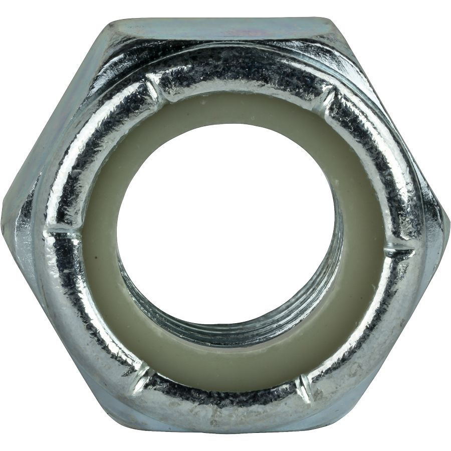 3/8"-16 Nylon Insert Hex Lock Nuts Grade 2 Zinc Plated Steel Qty 500 842176193977 