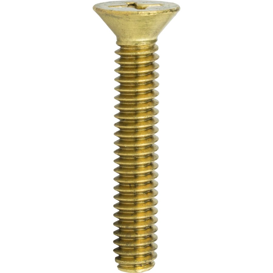 1/4"-20 Solid Brass Hex Head Bolts All Sizes Listed 