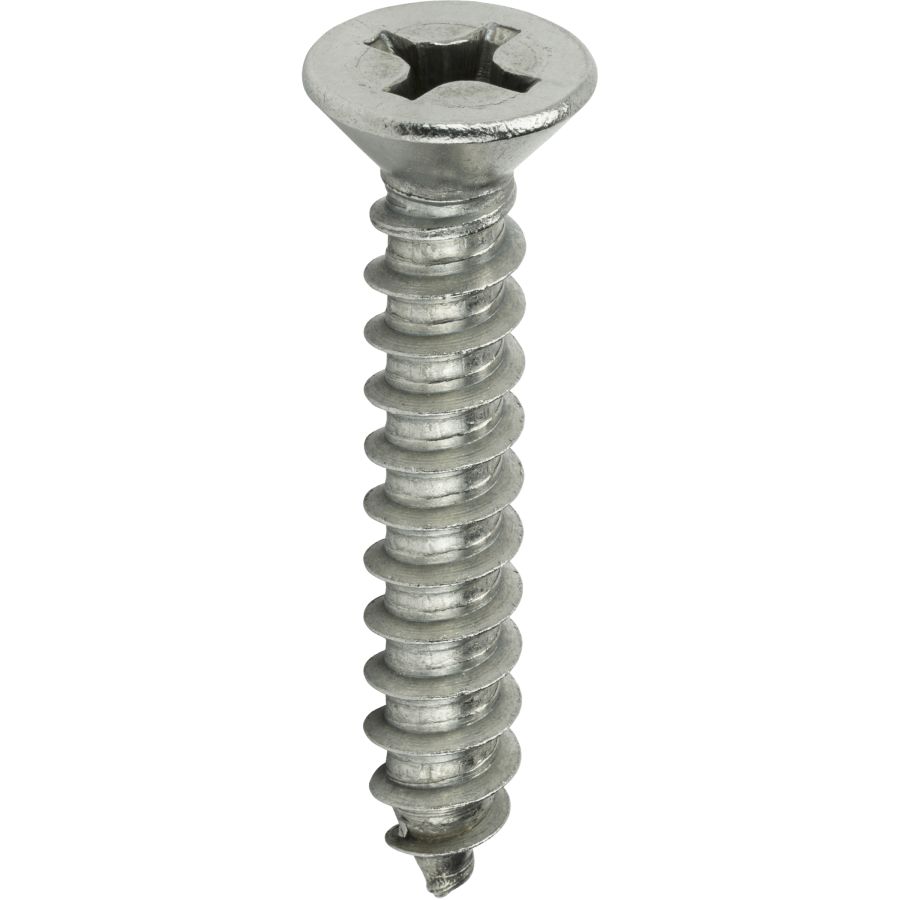 NH Sheet Metal Screws Stainless Steel Phillips Flat Head #2 x 3/8" 1000 PACK 