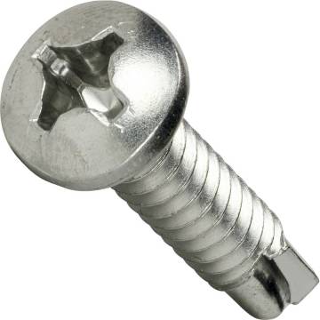 8 x 3//8/" Phillips truss head stainless sheet metal screw 25pk