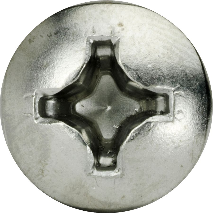Viti Autofilettanti In Acciaio Inox Con Testa Pan Phillips #6 X 1 Pollice &ndash; Confezione Da 100 Pezzi