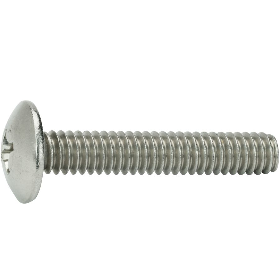 Machine Screws Phillips Truss Head Stainless Steel #6-32 x 3/8 Qty 100 