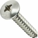 Image of item: #0 Phillips Truss Head Sheet Metal Screws Stainless Steel 18-8