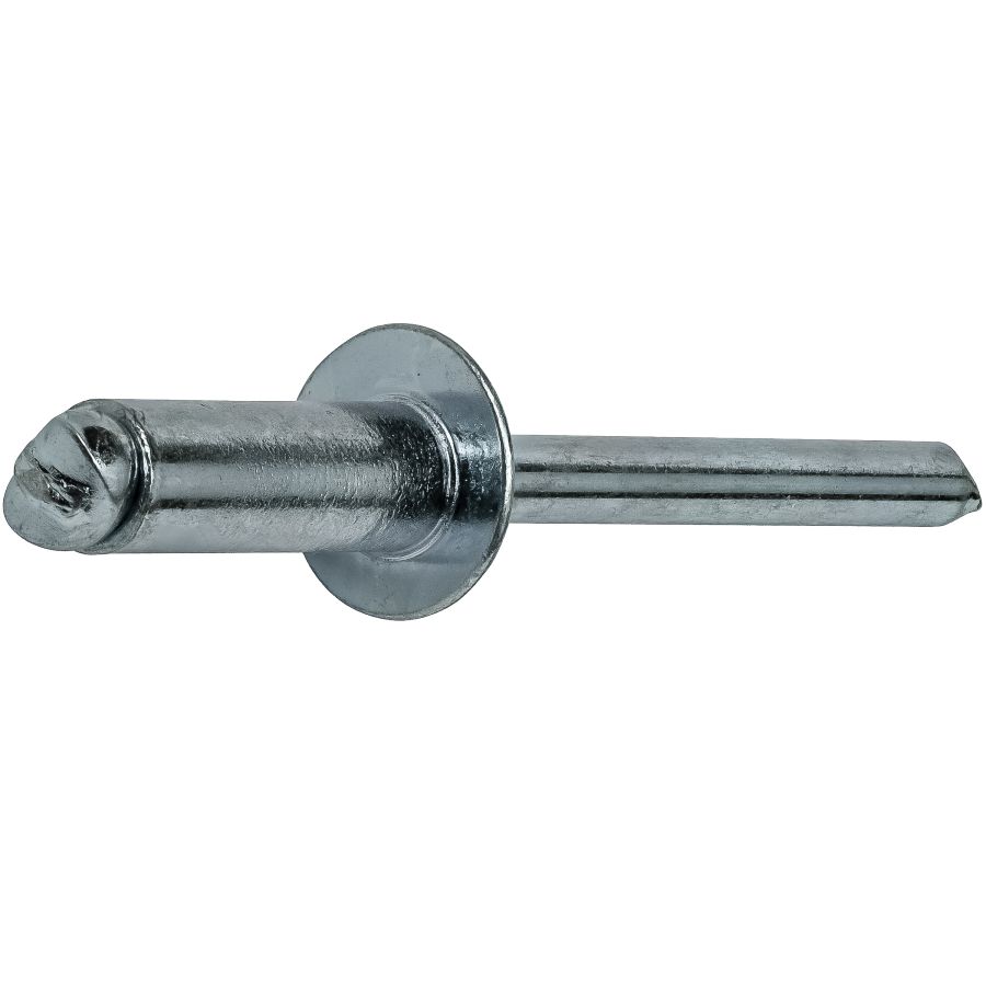 Purple Large Flange Aluminum Pop Rivets – 3/16 Inch X 250 Pack – Steel Mandrel