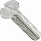 Image of item: 0-80 Slotted Flat Head Machine Screws Stainless Steel 18-8