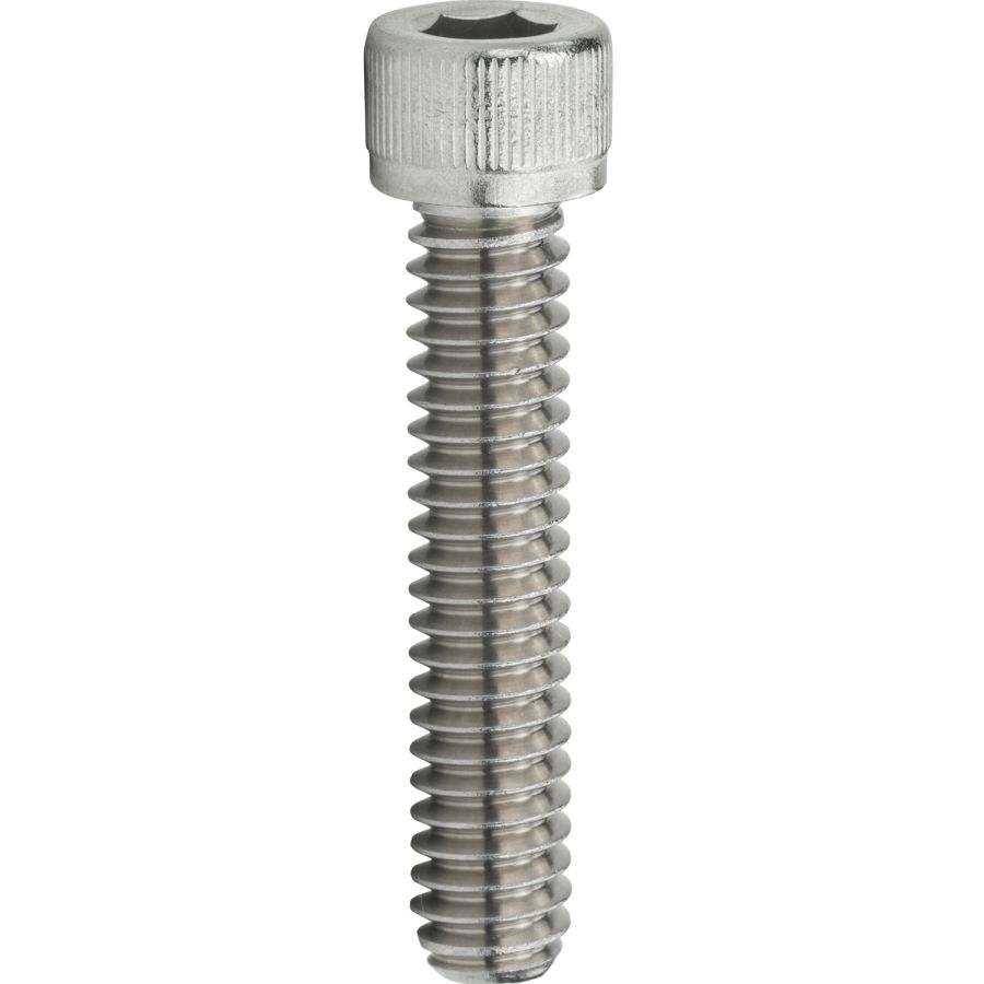 8-24x4 Stainless Steel Hex Cap Screws Hex Bolts 18-8 (UNF) FINE Thread (5 pcs) - 1