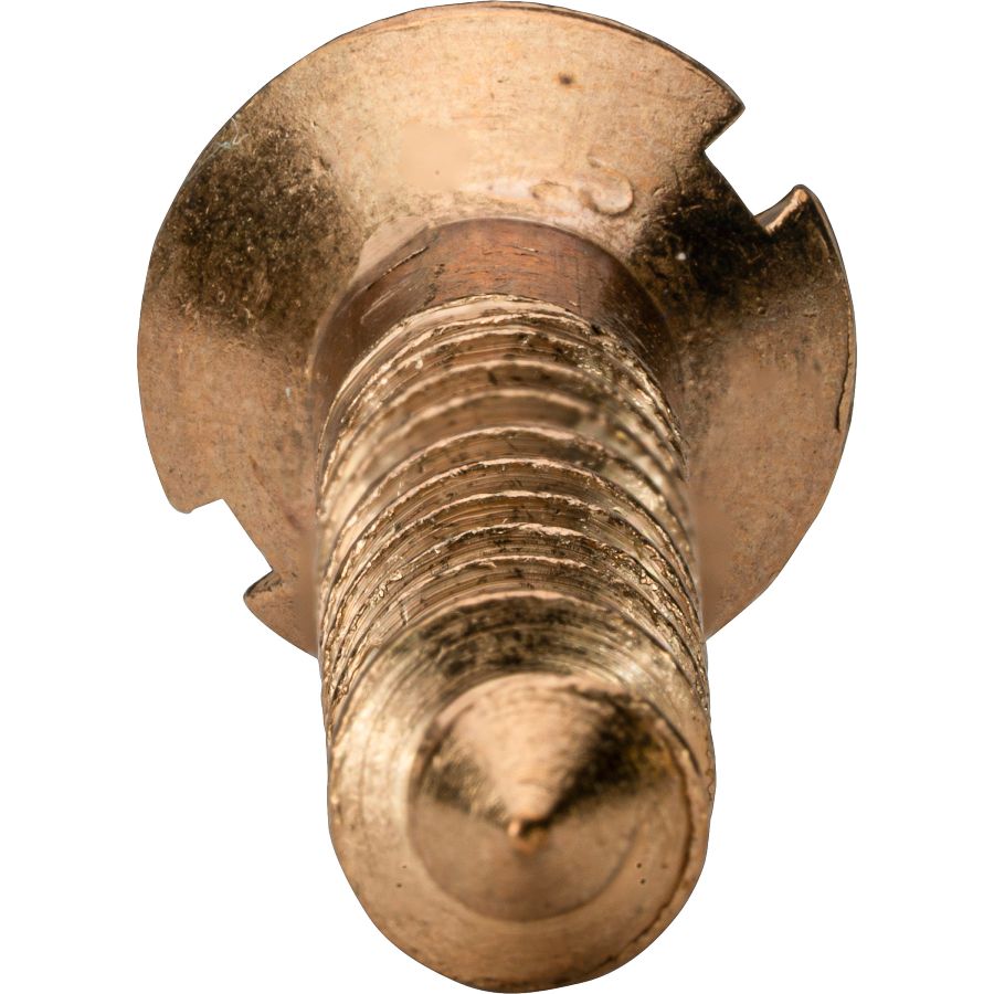#10 x 1" Silicon Bronze Wood Screws Oval Head Slotted Drive Qty 50 