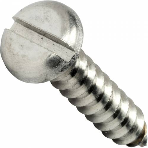 Slotted pan Head Sheet Metal Tapping Screw Stainless Steel #10X3/8" Qty 50 