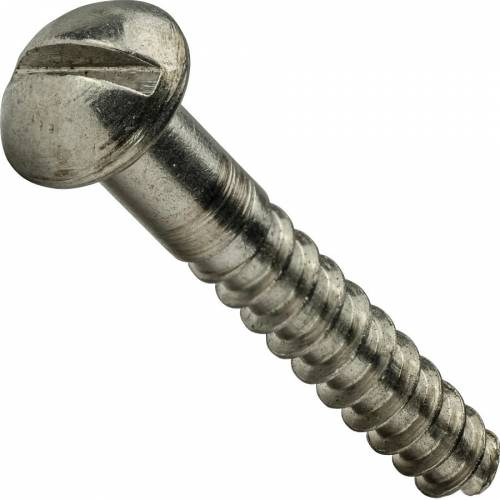 1-64" x 1/4" L 50 Pcs Round Head Slotted Machine Screw 18-8 Stainless Steel 