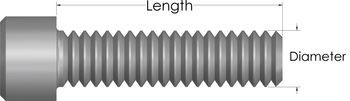 2d socket cap screw