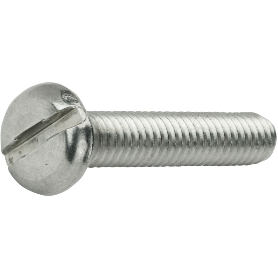 12-24 x 3/4" Slotted Pan Head Machine Screws Stainless Steel 18-8 Qty 50 