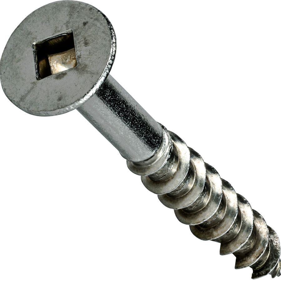 #14 Stainless Steel Deck Screws Square Drive Bugle Wood Cutting Type 17 Point 