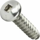 Image of item: #4 Square Drive Pan Head Sheet Metal Screws Stainless Steel 18-8