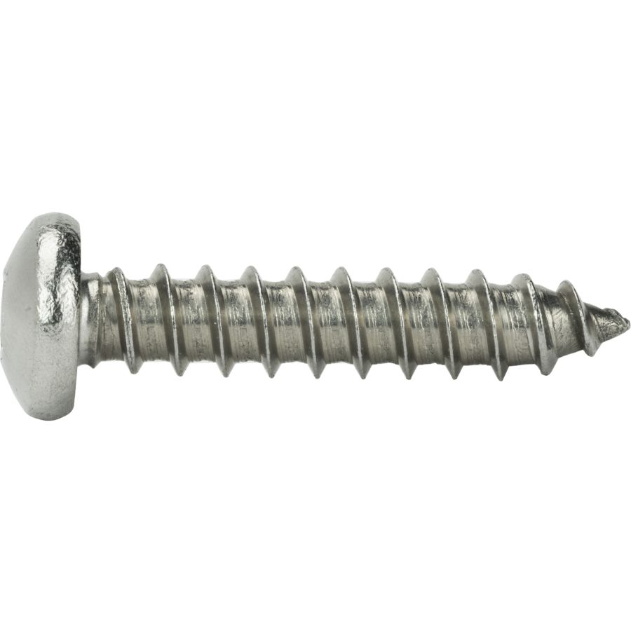 Square Drive Pan Head Sheet Metal Screws 316 Stainless Steel #12 X 1" Qty 50 
