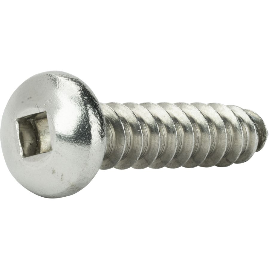 250 Vis à Métaux Acier Inoxydable 316 #8 X 5/8" à Tête Fraisée à Empreinte Carrée
