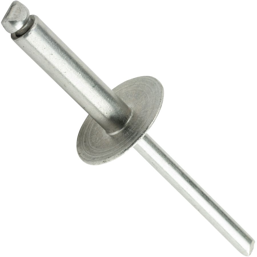Large Flange Pop Rivets 3/16" x 5/8"All Steel 6-10 Dome Head Qty 100 