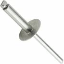 Image of item: 1/8" Large Flange Head Pop Rivets Stainless Steel