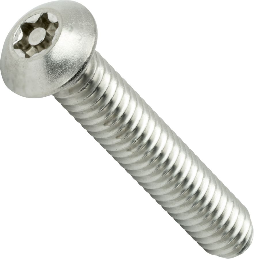 Torx w/Pin Tamper Proof Security Button Head Sheet Metal Screws 18-8 Stainless Steel T-15 #8 x 3/4-100 Pieces Torx w/Pin Tamper Proof Security Button Head Sheet Metal Screws 18-8 Stainless Steel T-15 #8 x 3/4-100 Pieces