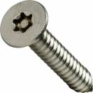 Image of item: #6 Flat Head Torx Drive Security Sheet Metal Screws Stainless Steel 18-8
