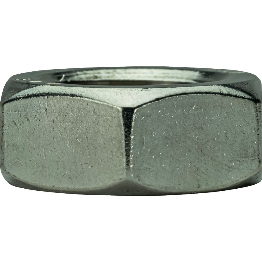 thumbnail image 2 of 100 Pack 1/4-28 Stainless Steel Jam / Thin Nuts – 18-8 Grade, Hex Drive – Rivercity Fastener 2 of 3